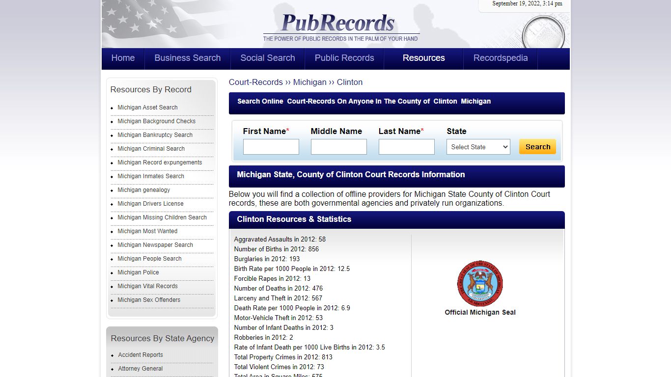 Clinton County, Michigan Court Records